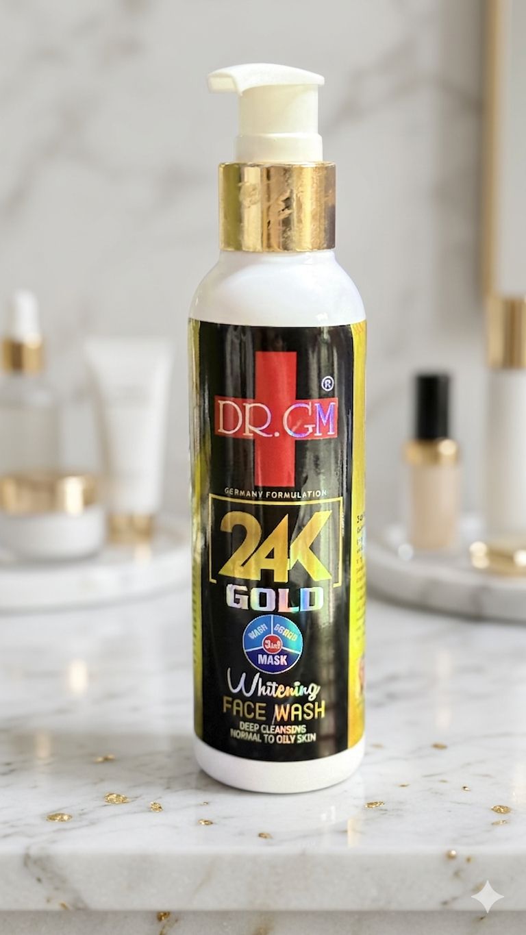 DR GM 24K Gold Face Wash – Anti-Acne & Whitening Formula